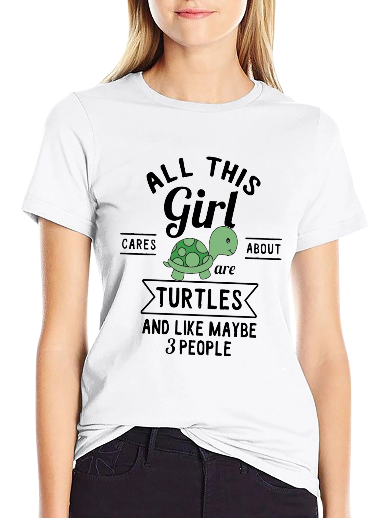 All This Girl Cares About Turtles T-Shirt