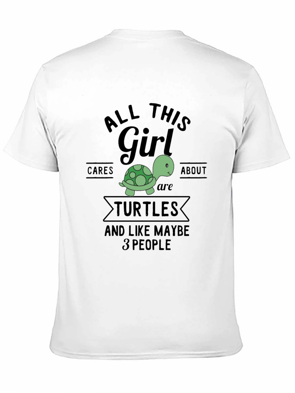 All This Girl Cares About Turtles T-Shirt