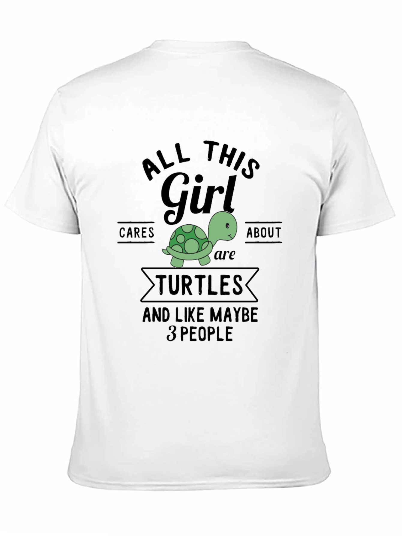 All This Girl Cares About Turtles T-Shirt