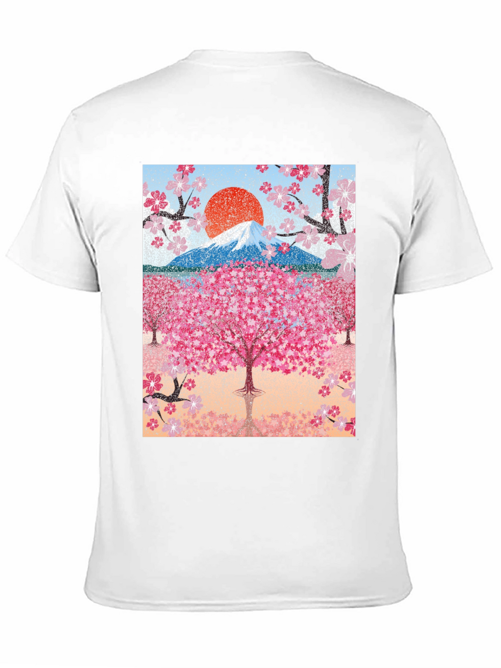 Cherry Blossom Mountain Graphic Tee