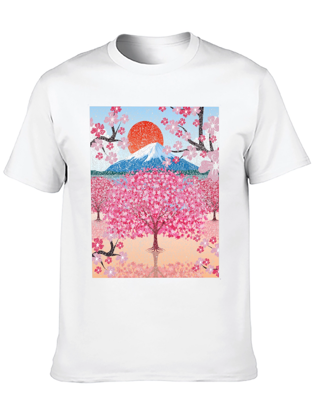 Cherry Blossom Mountain Graphic Tee