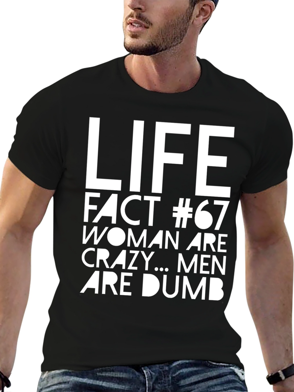 Life Fact #67 Sarcastic Graphic Tee