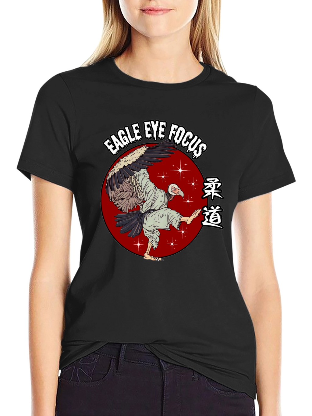 Eagle Eye Focus Karate Graphic T-Shirt
