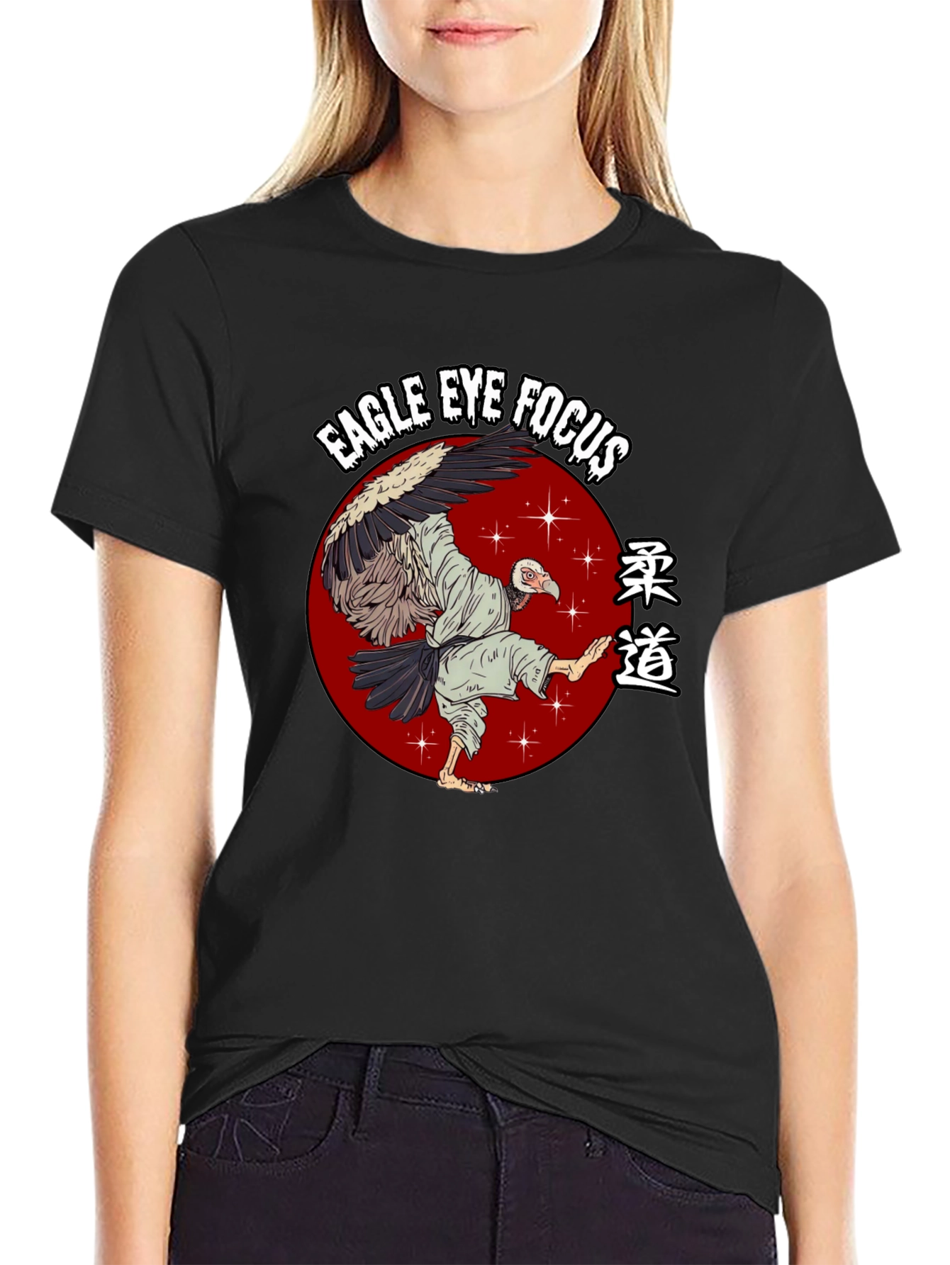 Eagle Eye Focus Karate Graphic T-Shirt