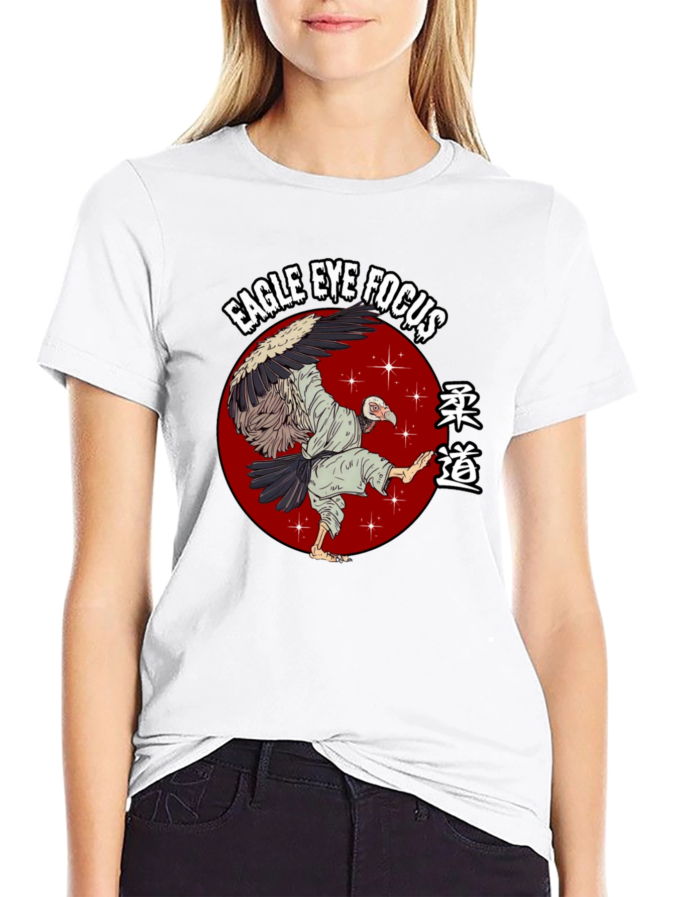 Eagle Eye Focus Karate Graphic T-Shirt