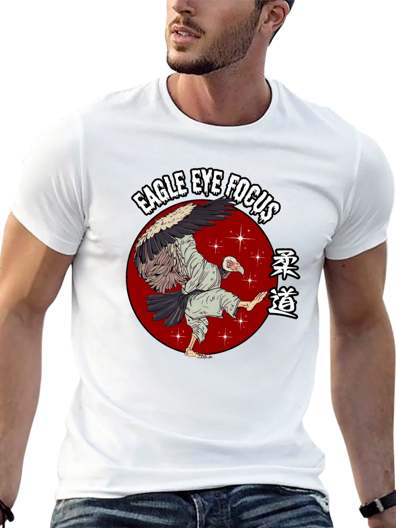 Eagle Eye Focus Karate Graphic T-Shirt