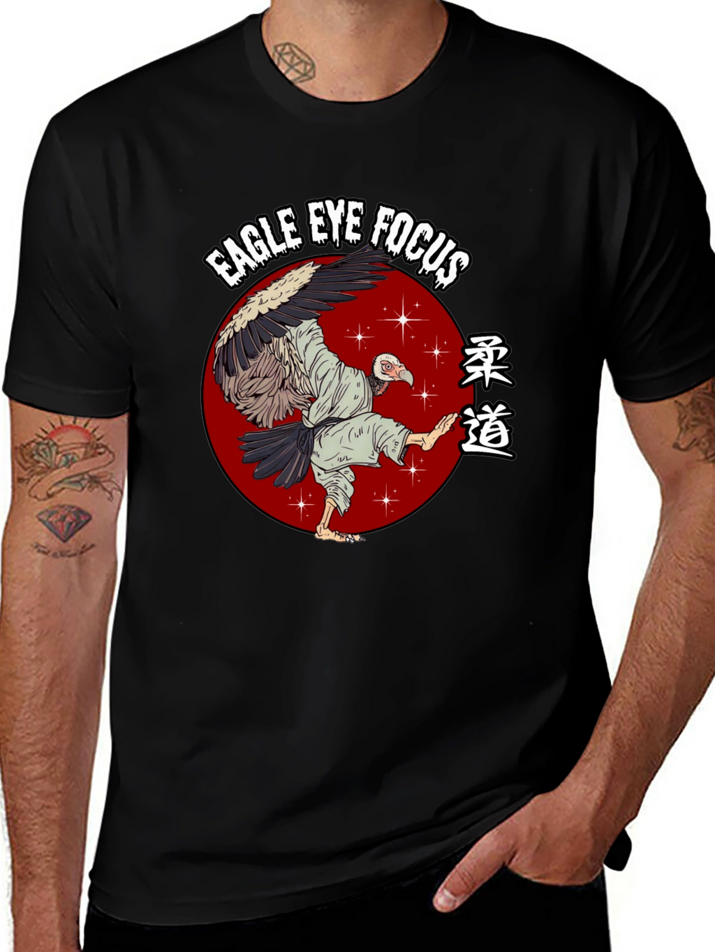 Eagle Eye Focus Karate Graphic T-Shirt