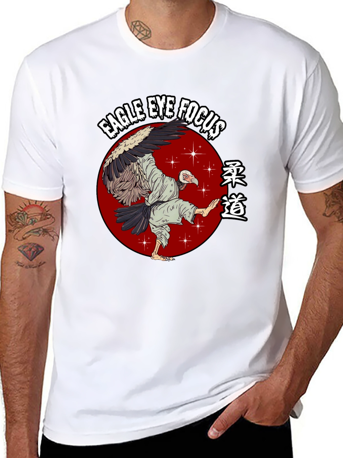 Eagle Eye Focus Karate Graphic T-Shirt