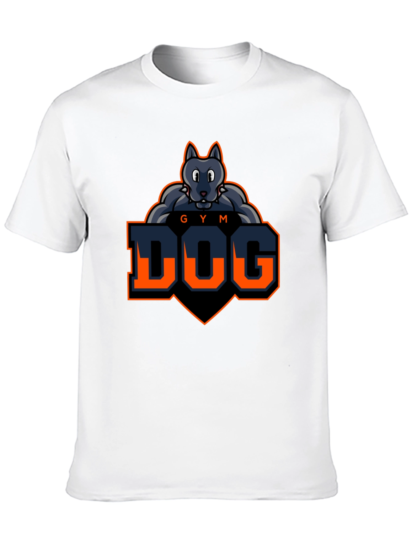 Gym Dog T-Shirt - Fitness Wolf Graphic Tee