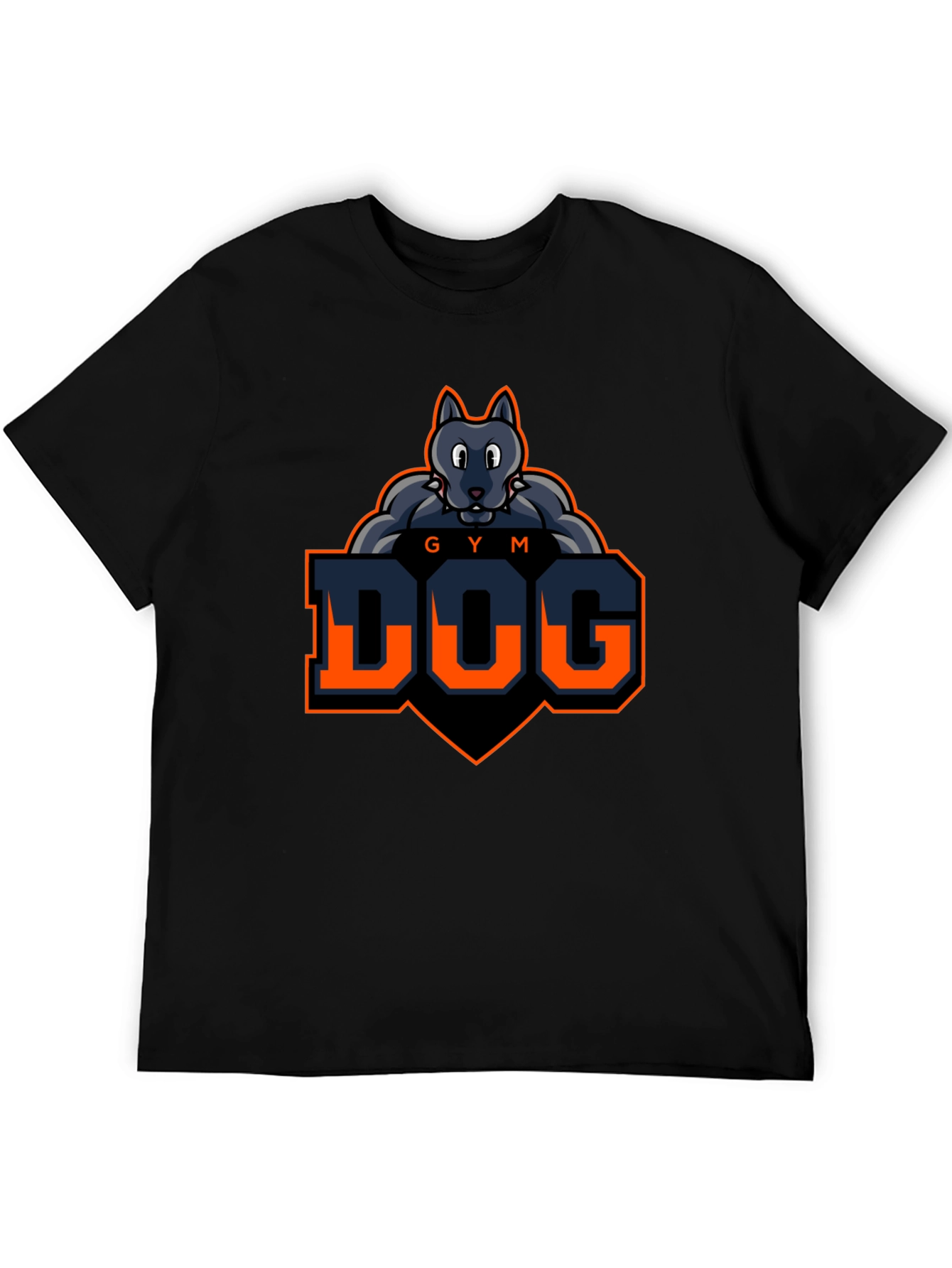 Gym Dog T-Shirt - Fitness Wolf Graphic Tee