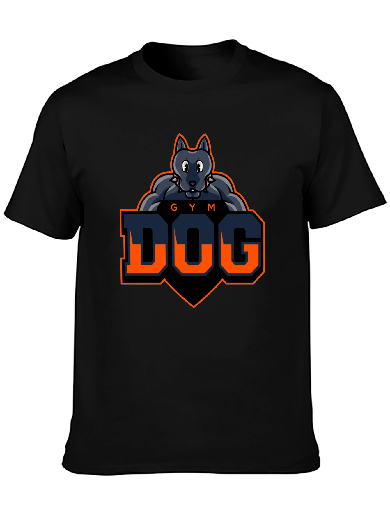 Gym Dog T-Shirt - Fitness Wolf Graphic Tee