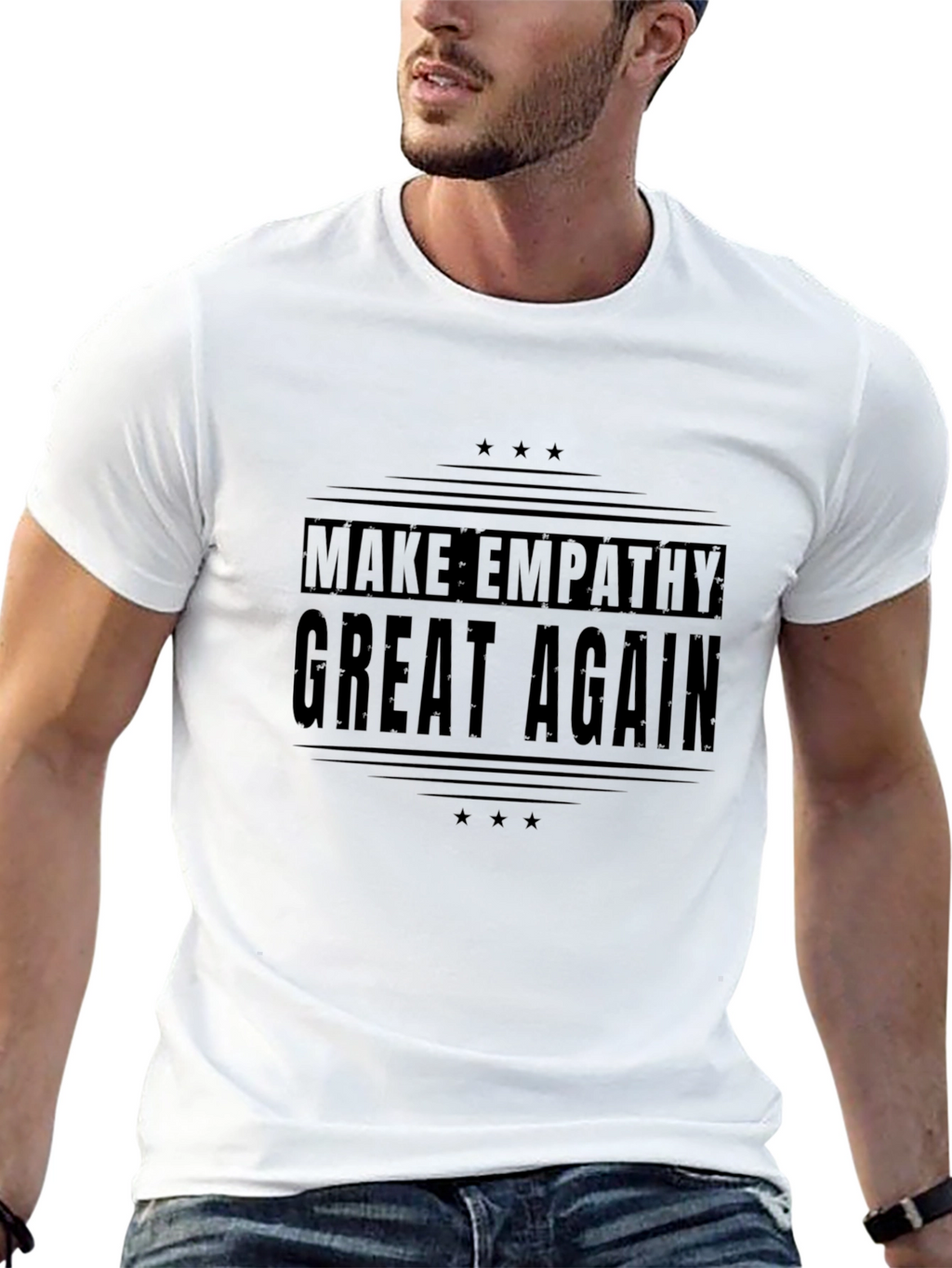 Make Empathy Great Again Black T-Shirt