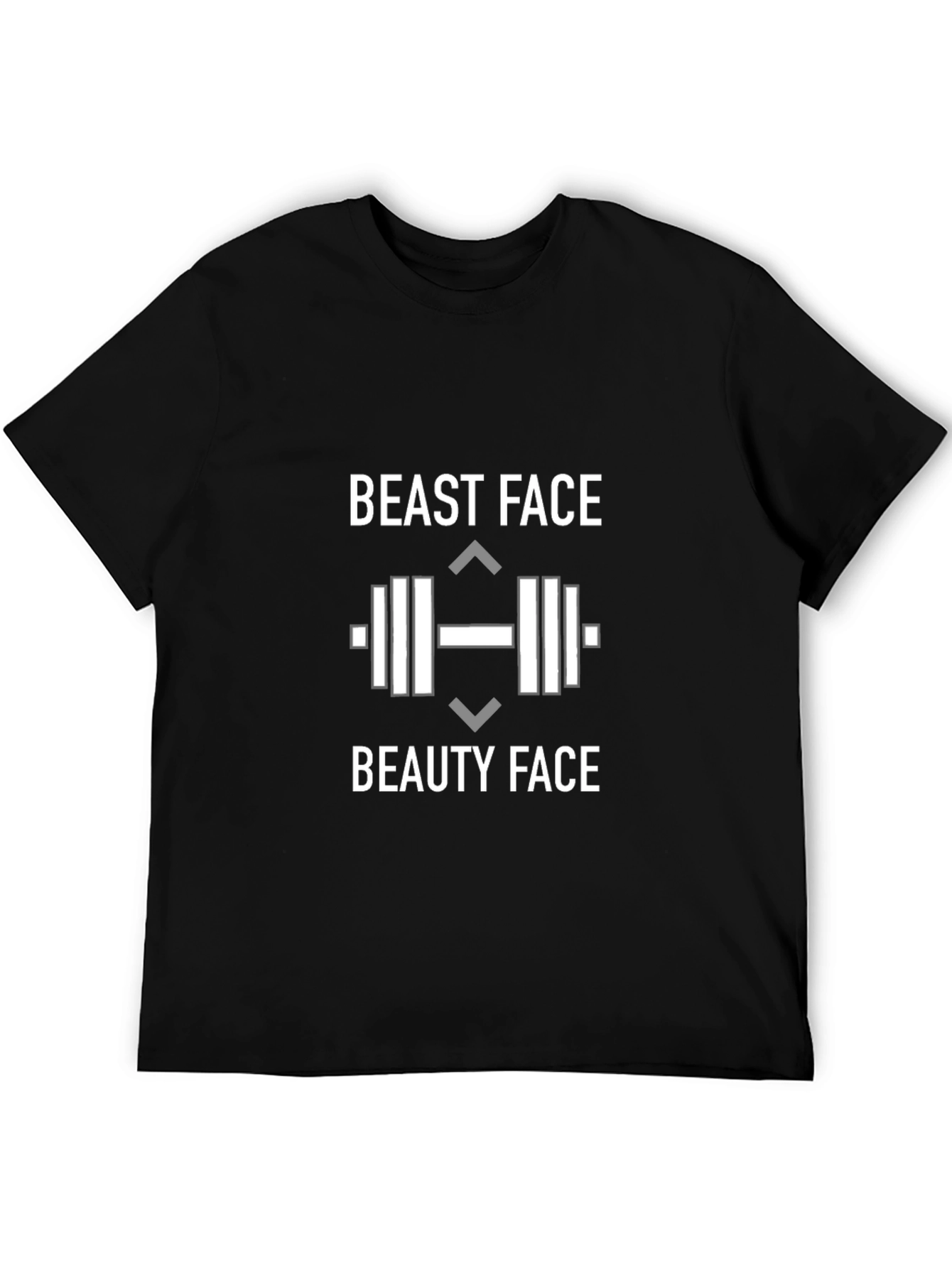 Beast Face Beauty Face Graphic Tee