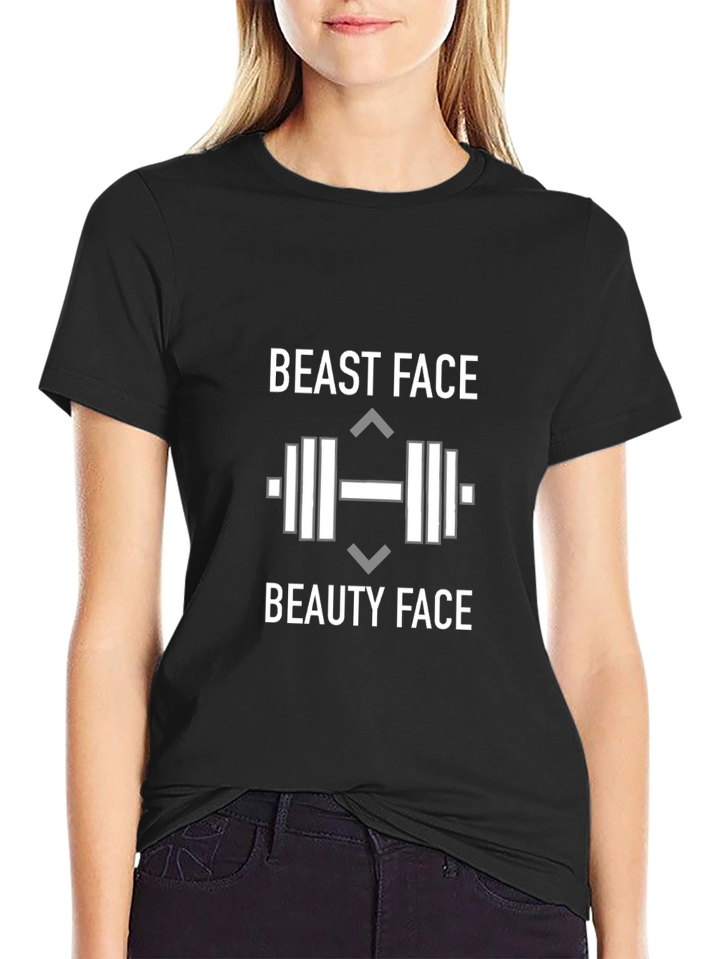 Beast Face Beauty Face Graphic Tee