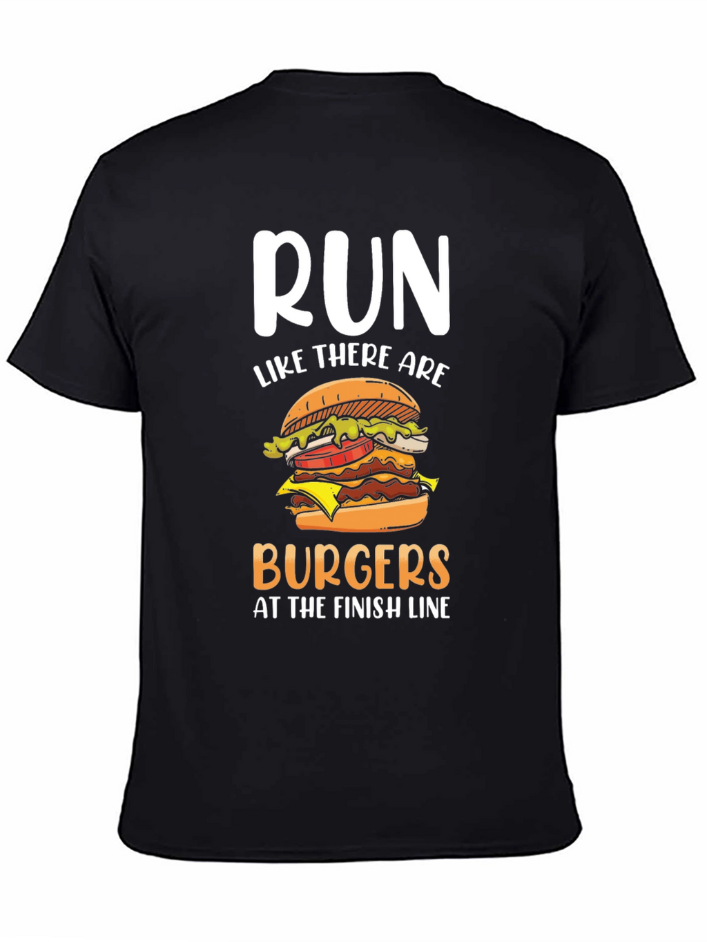 Run for Burgers T-Shirt - Funny Foodie Tee