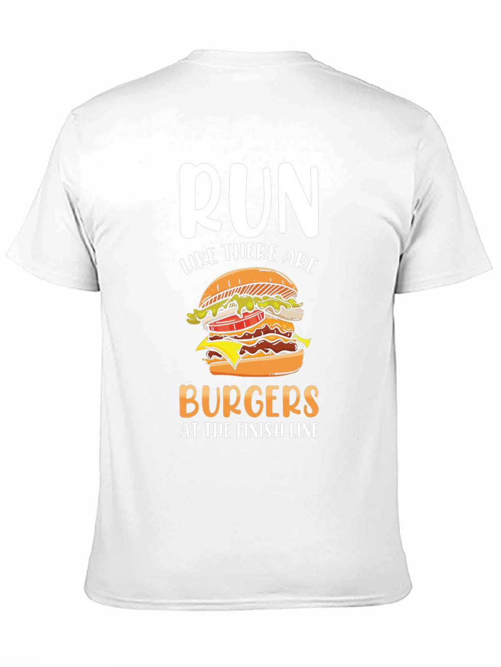 Run for Burgers T-Shirt - Funny Foodie Tee