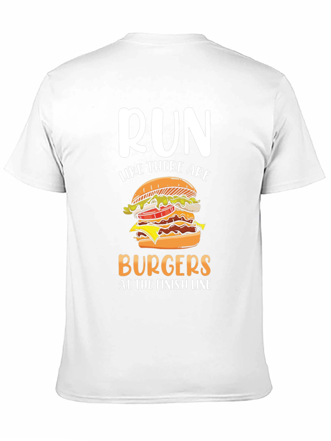 Run for Burgers T-Shirt - Funny Foodie Tee