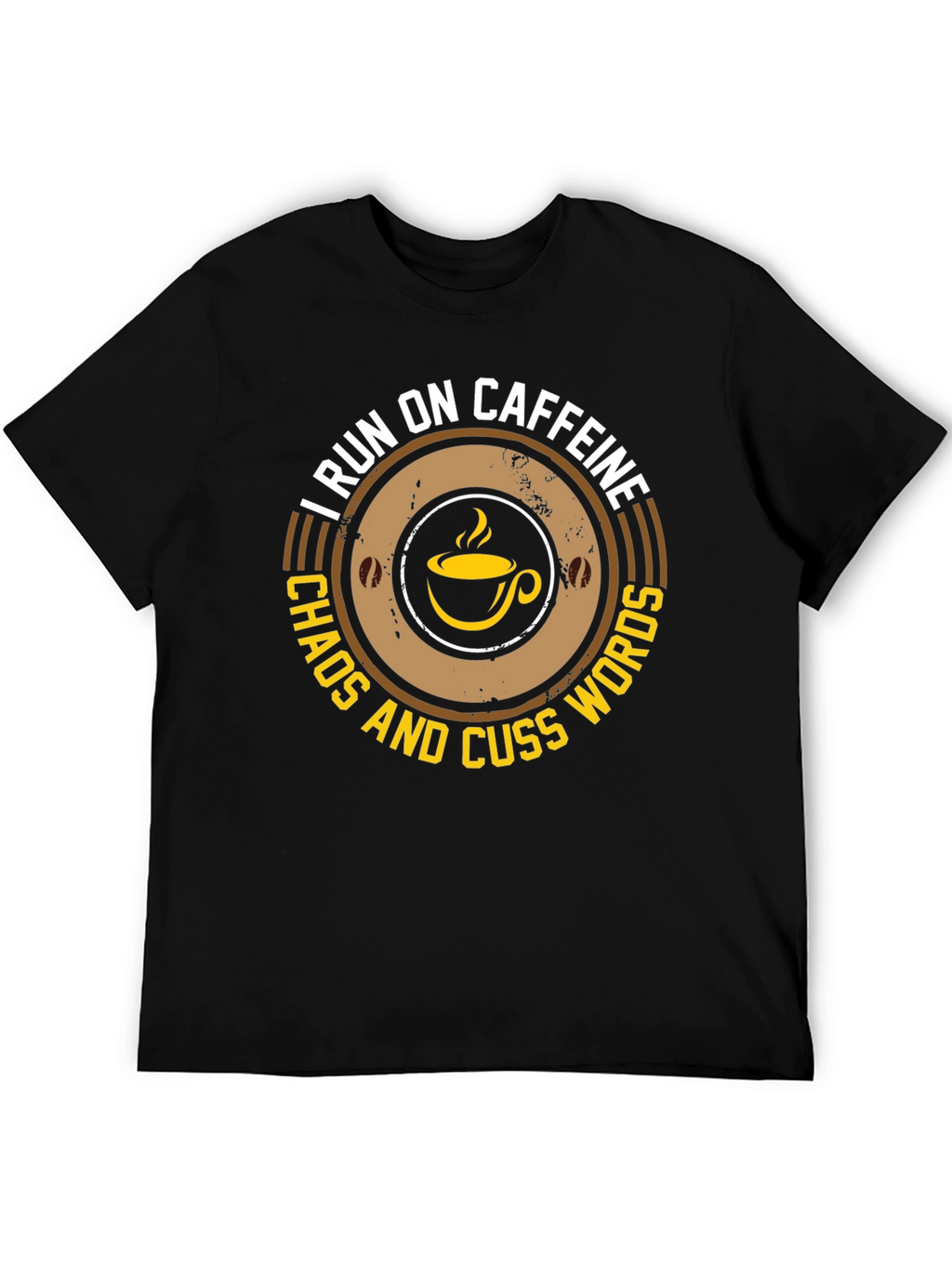 Caffeine Chaos & Cuss Words T-Shirt