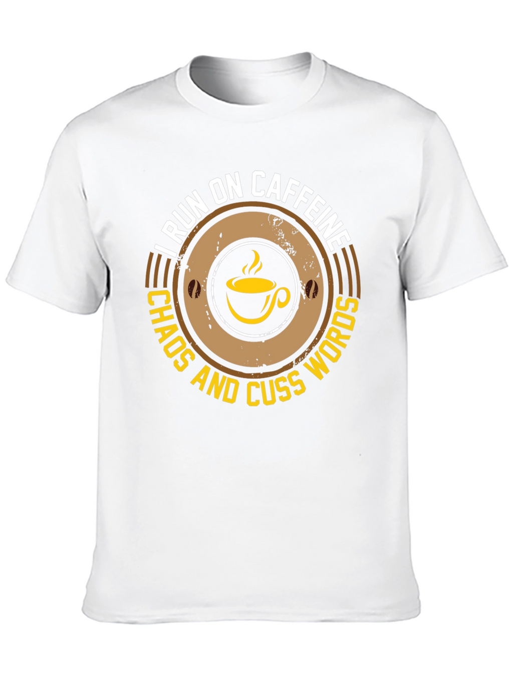 Caffeine Chaos & Cuss Words T-Shirt