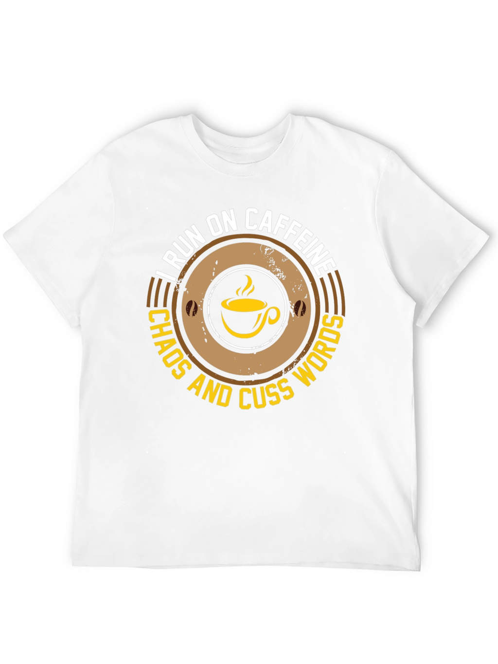Caffeine Chaos & Cuss Words T-Shirt