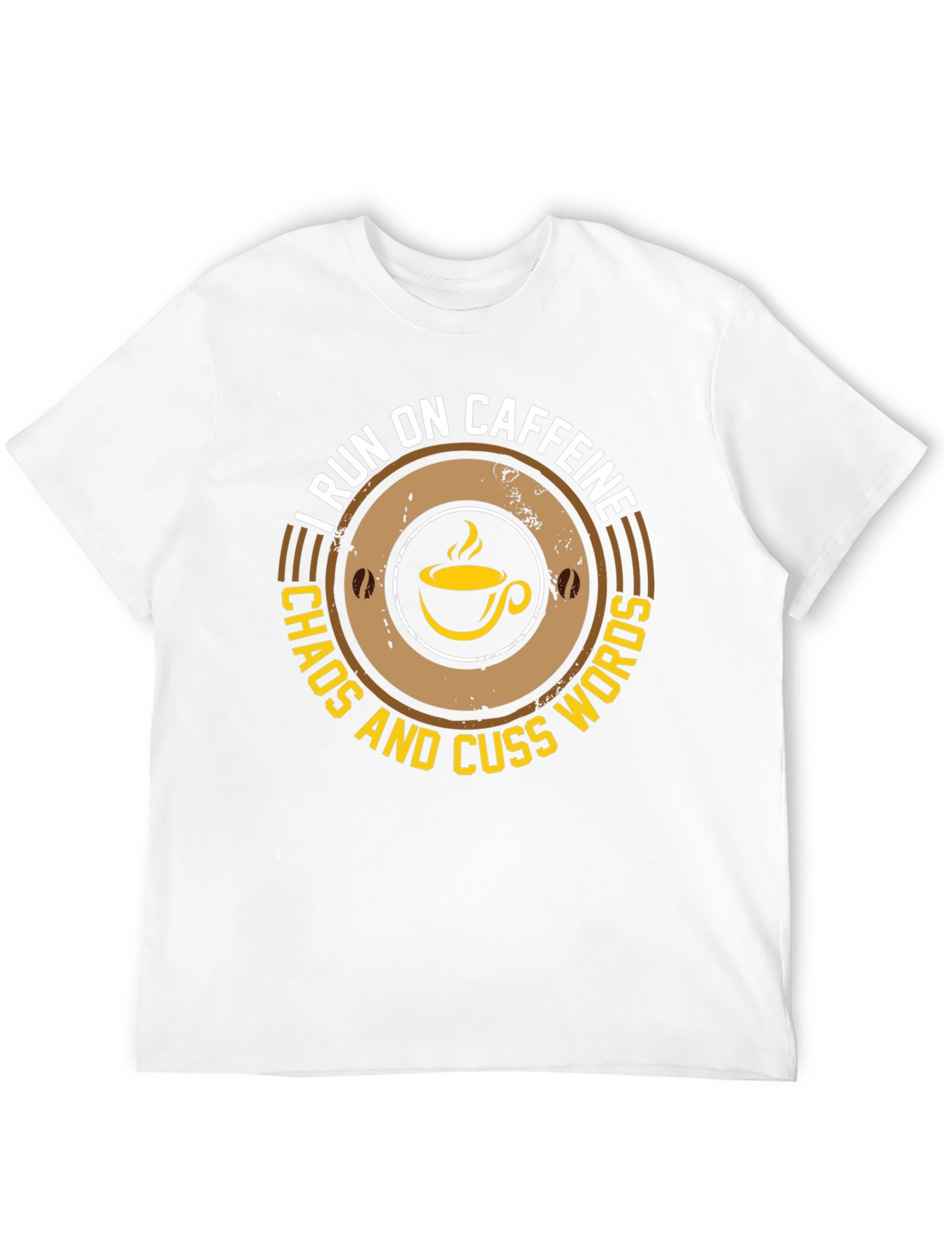 Caffeine Chaos & Cuss Words T-Shirt