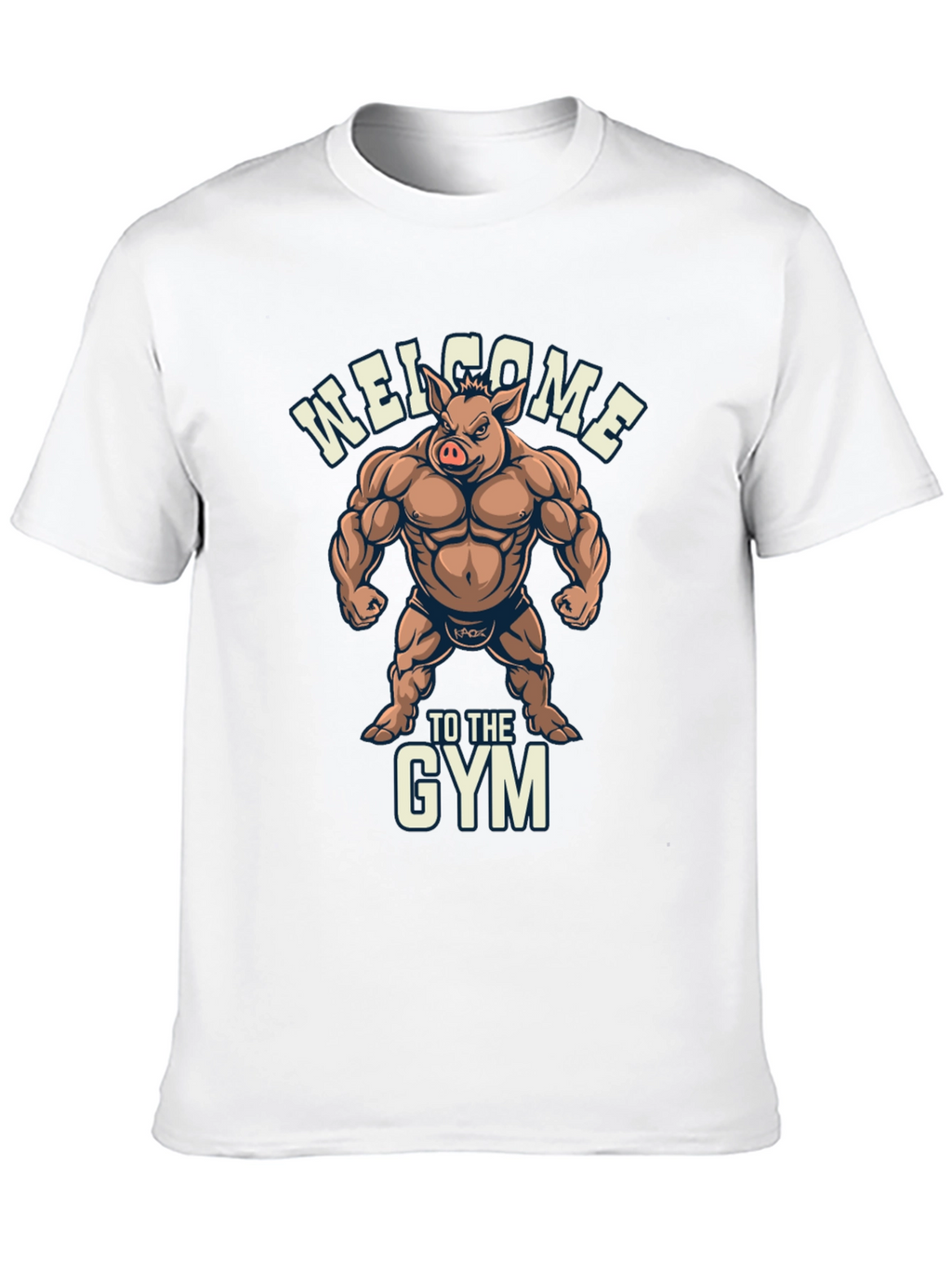 Welcome to the Gym Pig Graphic T-Shirt