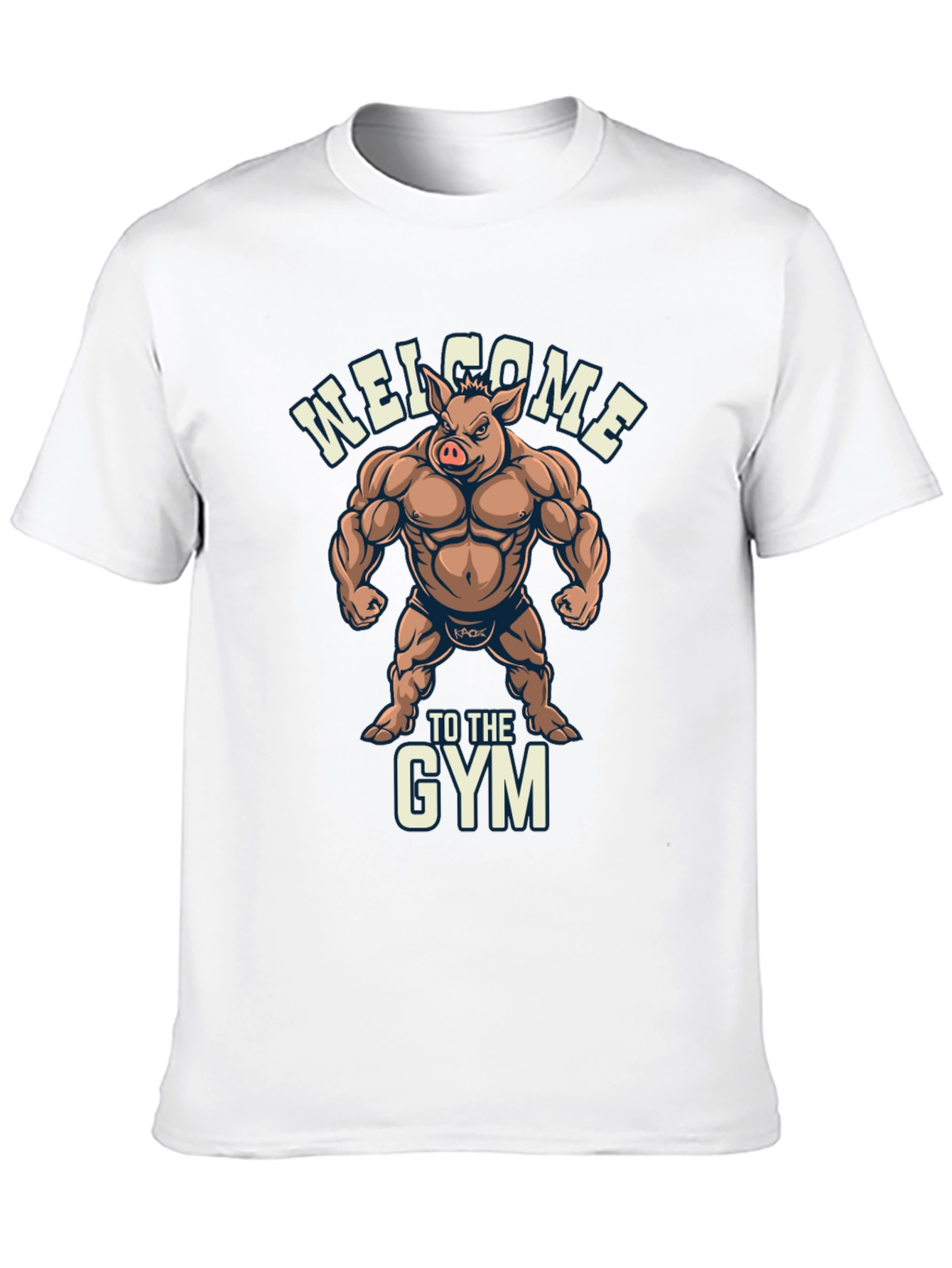 Welcome to the Gym Pig Graphic T-Shirt