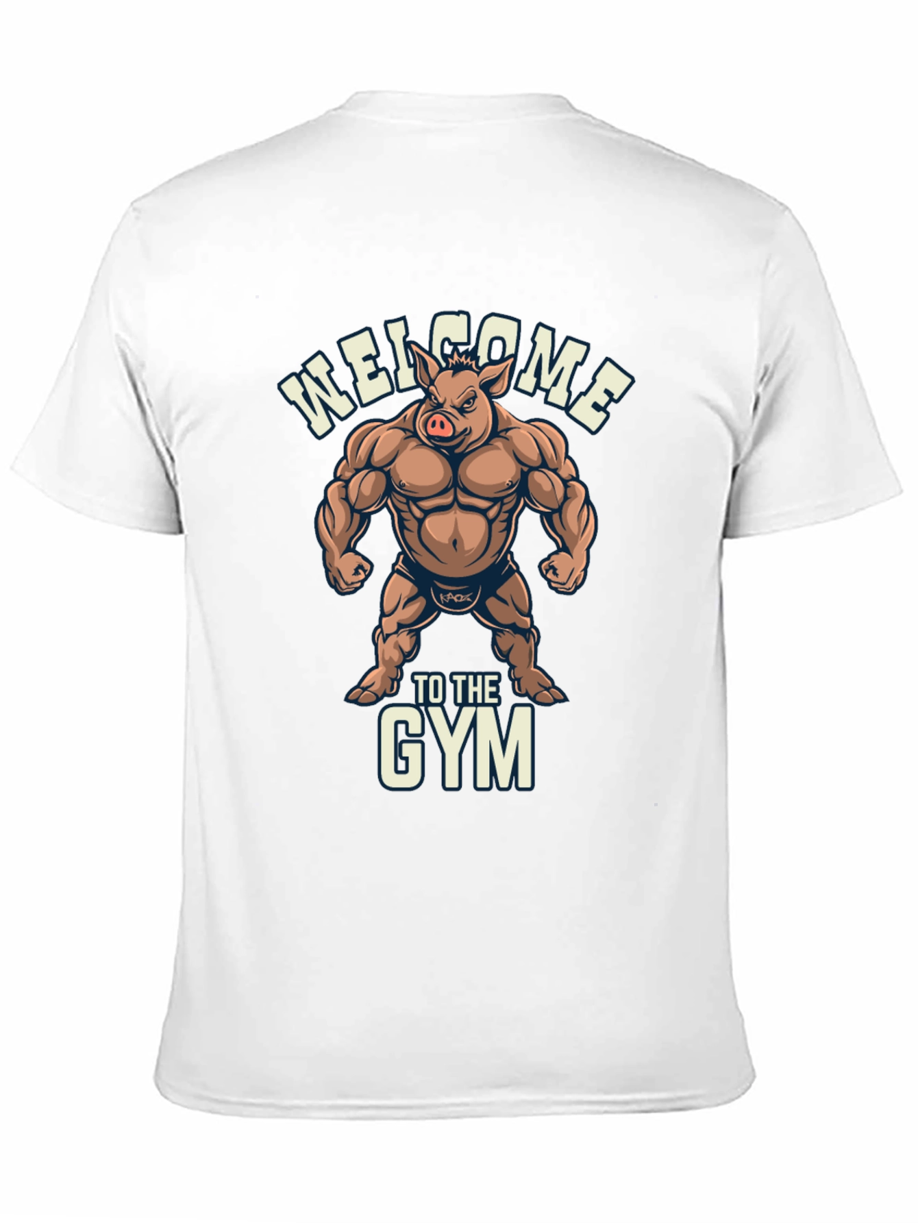 Welcome to the Gym Pig Graphic T-Shirt