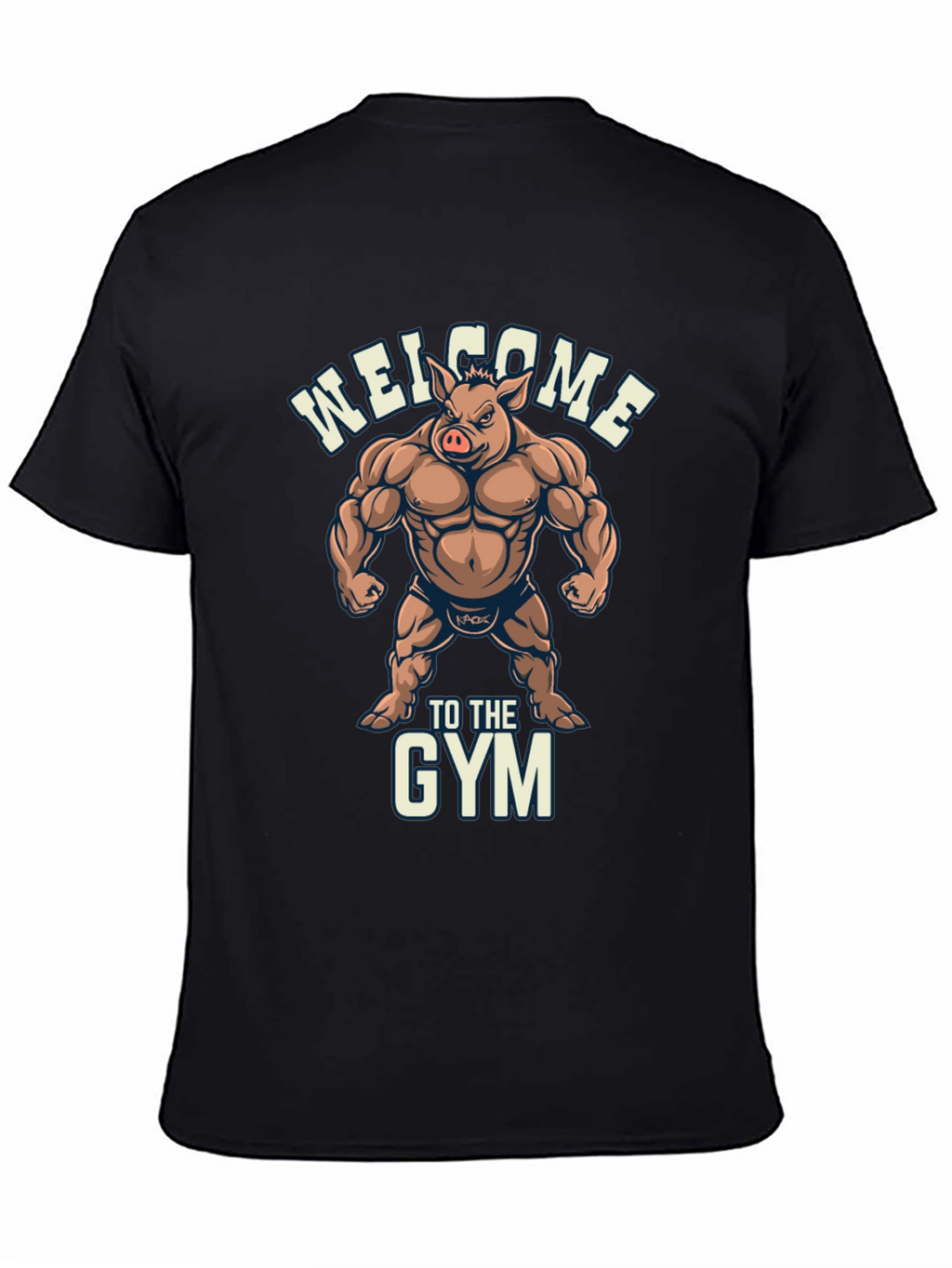 Welcome to the Gym Pig Graphic T-Shirt