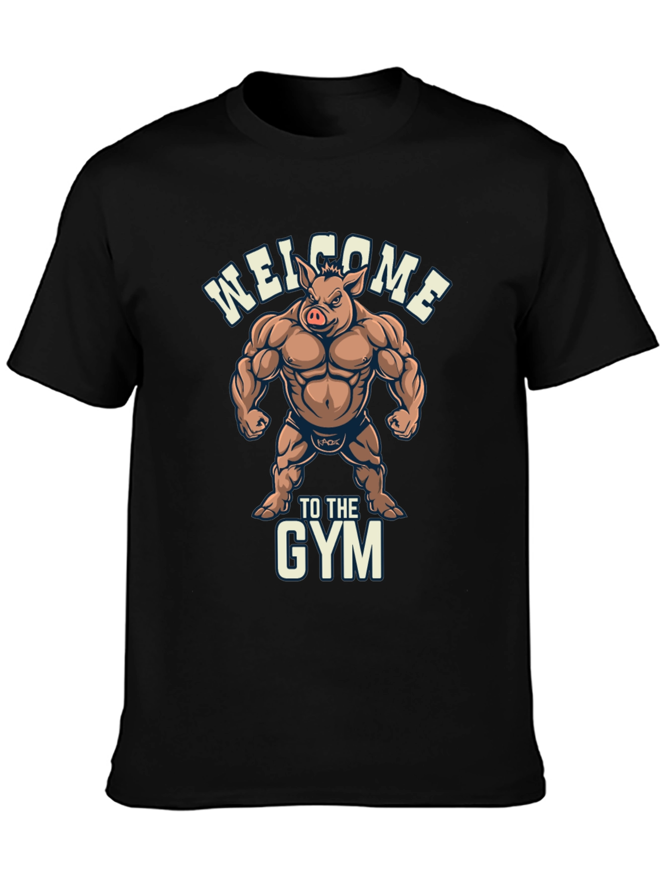 Welcome to the Gym Pig Graphic T-Shirt