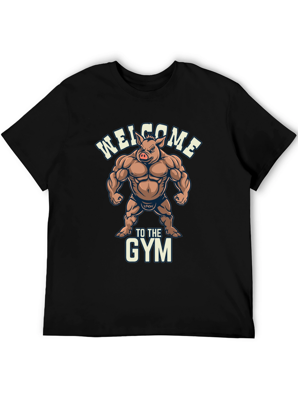 Welcome to the Gym Pig Graphic T-Shirt