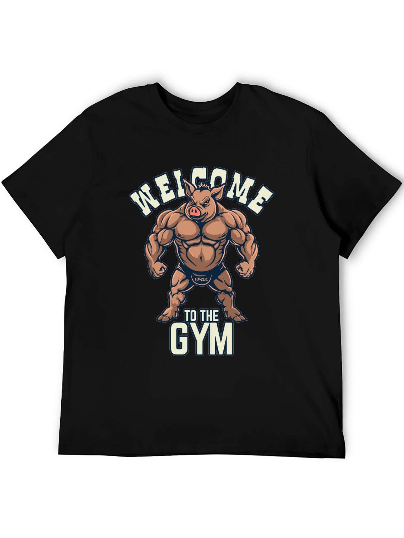 Welcome to the Gym Pig Graphic T-Shirt