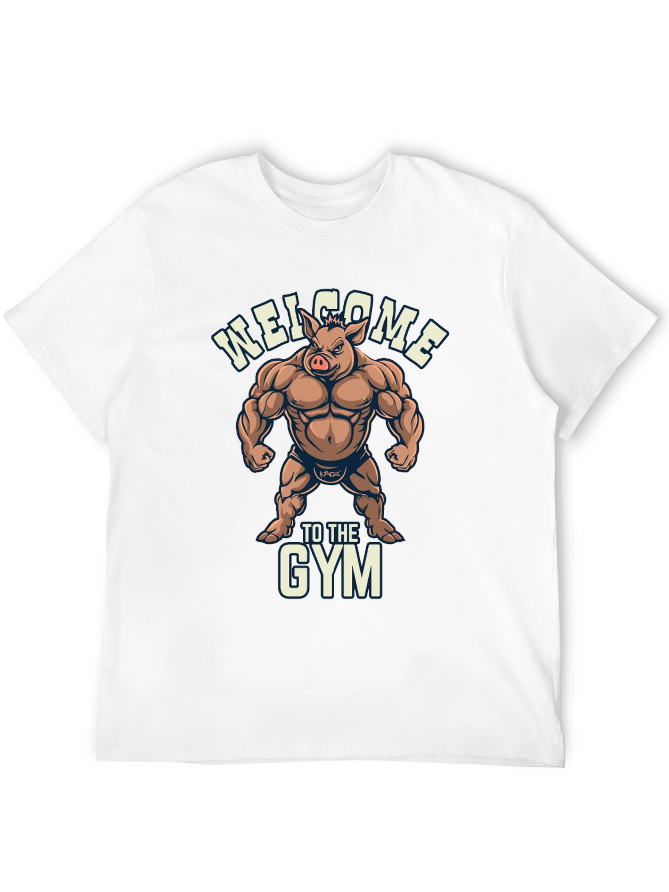 Welcome to the Gym Pig Graphic T-Shirt
