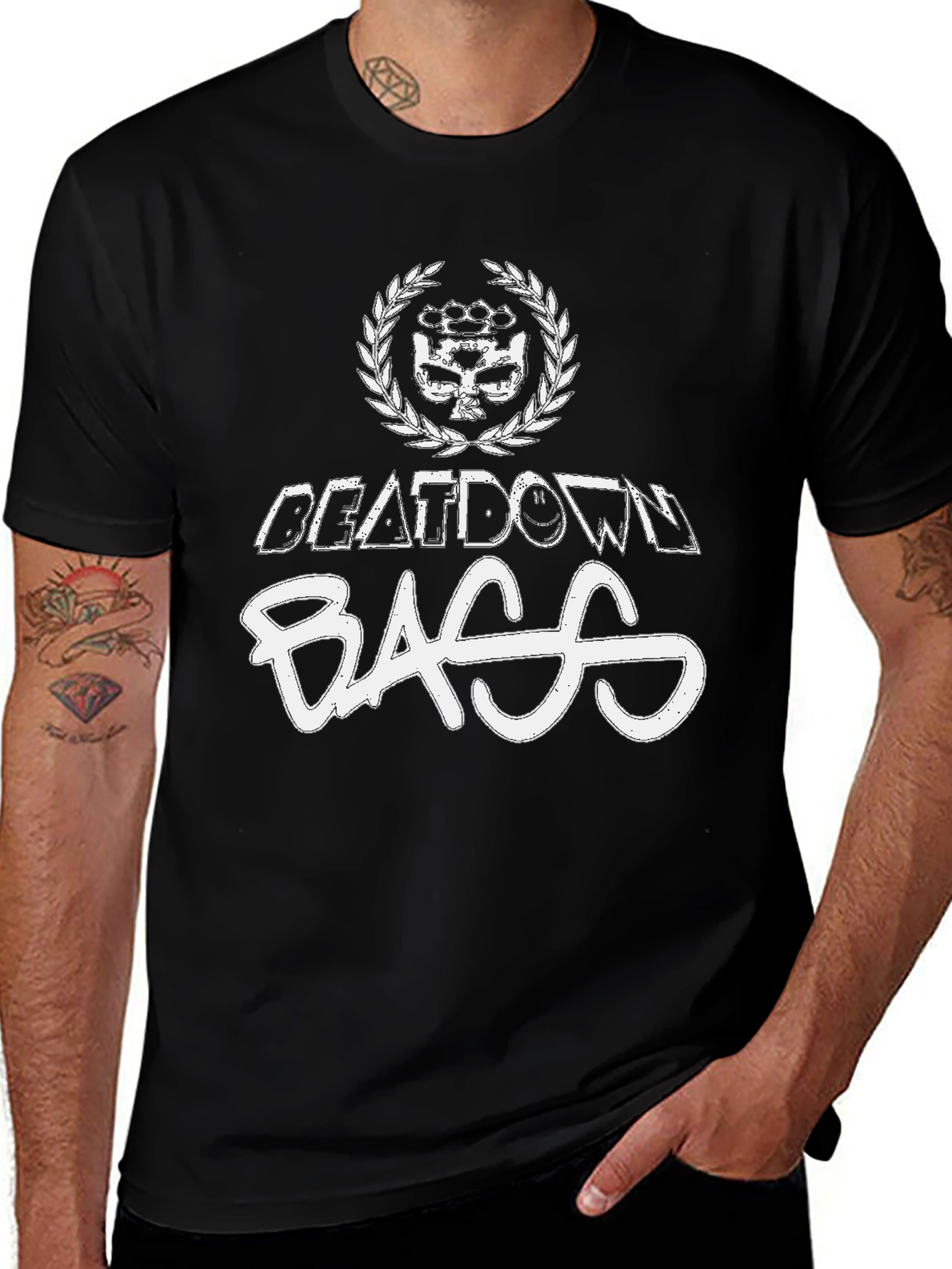 Beatdown Bass Graphic Tee - Black