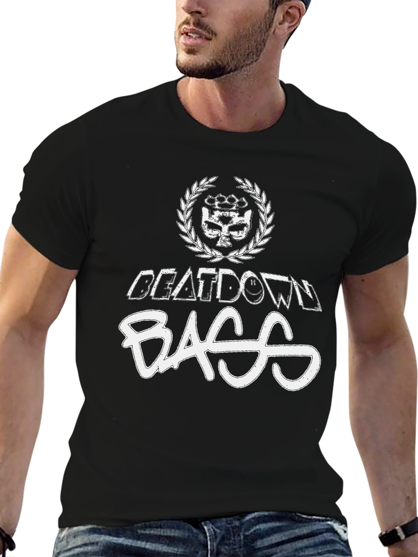 Beatdown Bass Graphic Tee - Black
