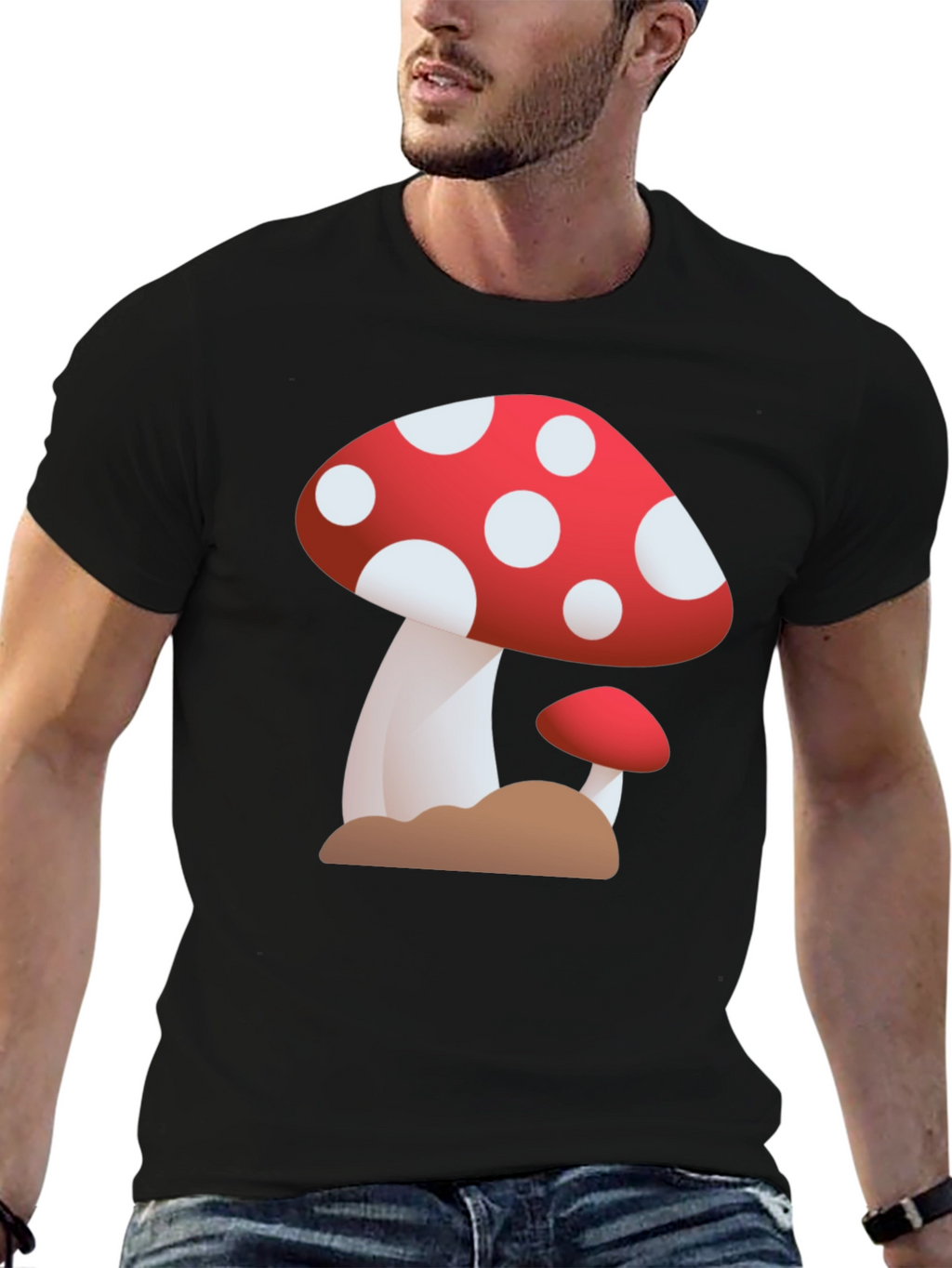 Mushroom Graphic Tee - Fun & Unique Design