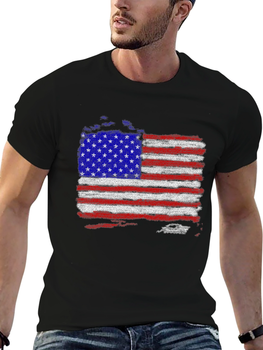 American Flag Patriotic T-Shirt