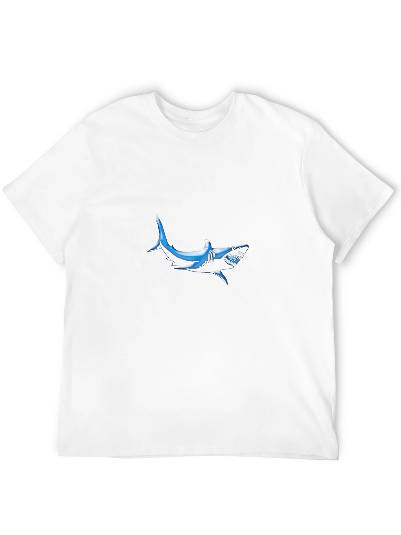 Shark Graphic Tee - Cool Blue Design