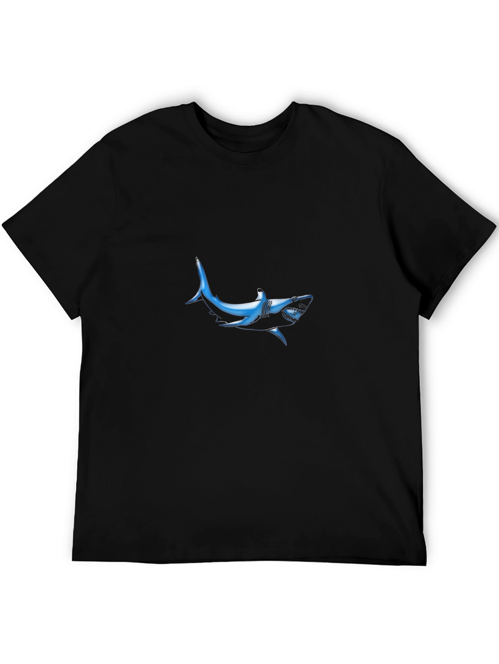 Shark Graphic Tee - Cool Blue Design