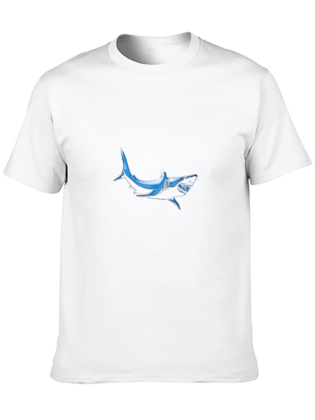 Shark Graphic Tee - Cool Blue Design