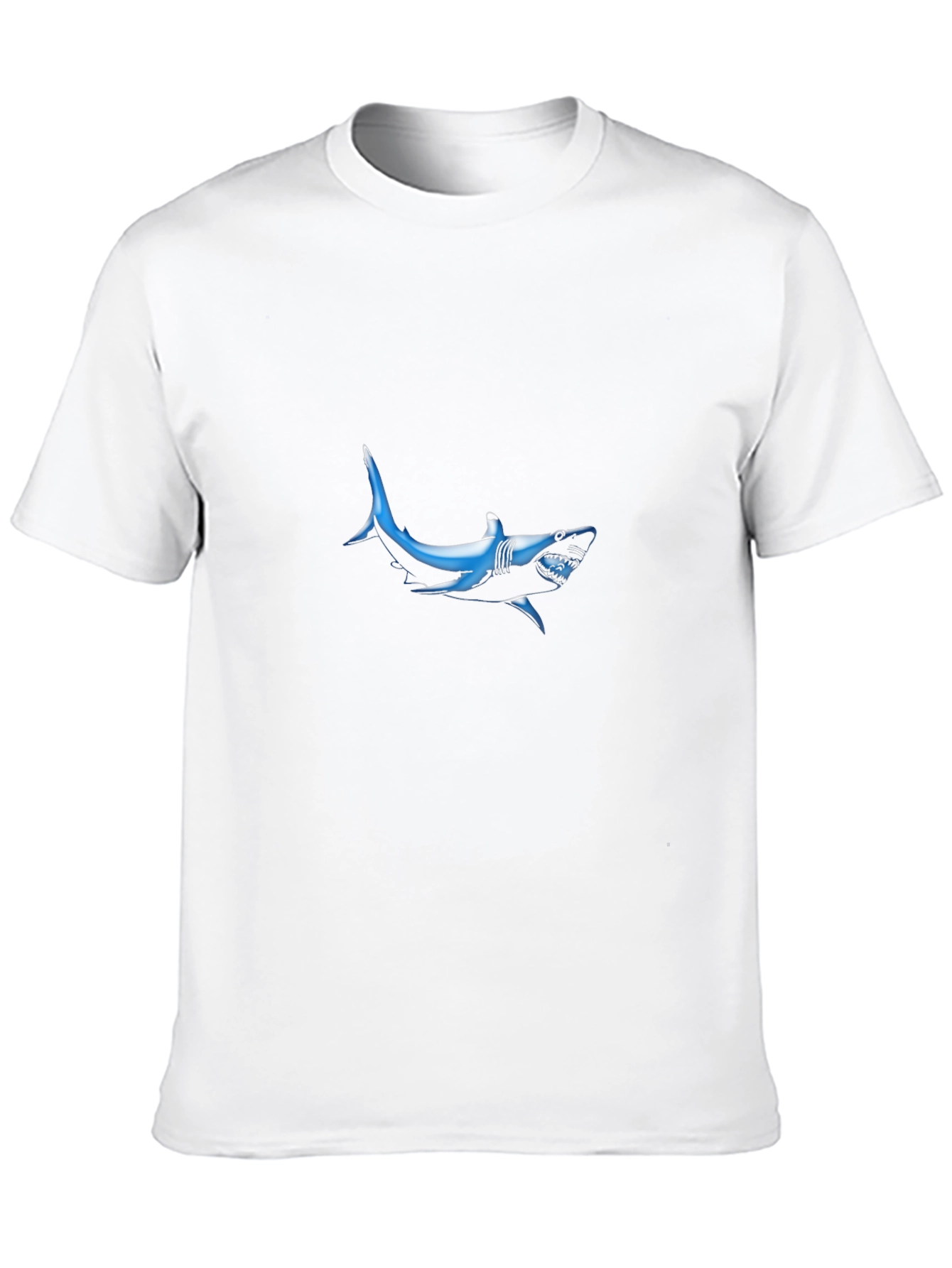 Shark Graphic Tee - Cool Blue Design