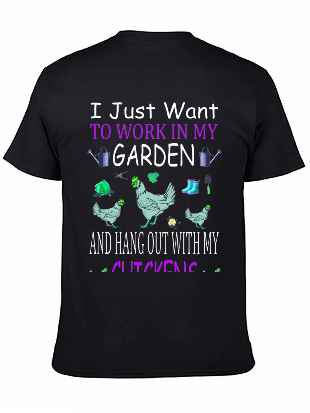 Garden & Chickens Graphic Tee