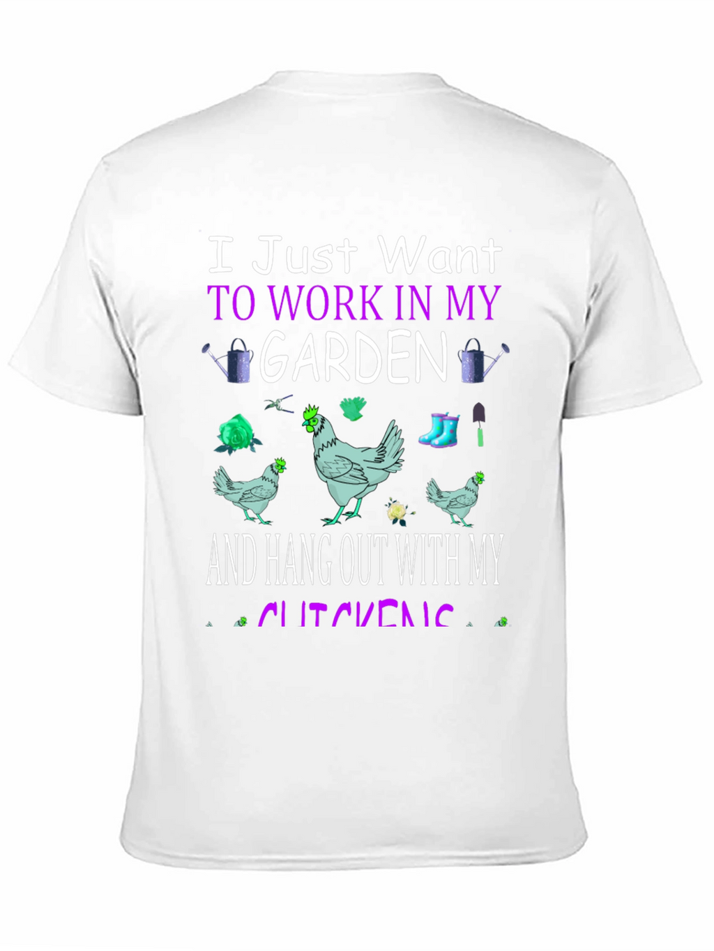 Garden & Chickens Graphic Tee