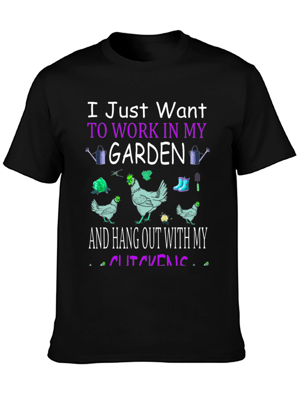 Garden & Chickens Graphic Tee