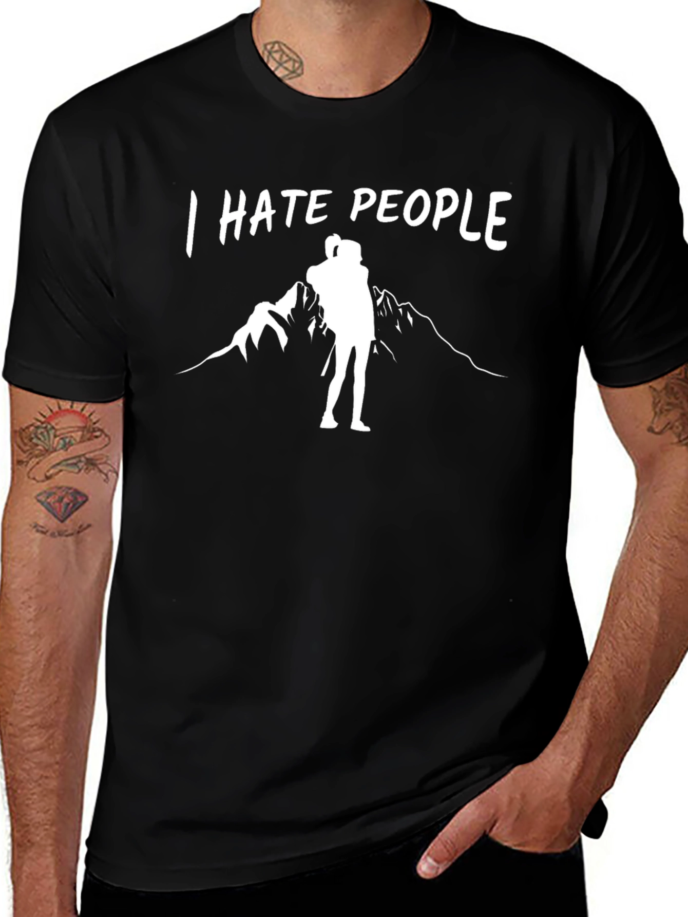 I Hate People Hiking T-Shirt - Unisex