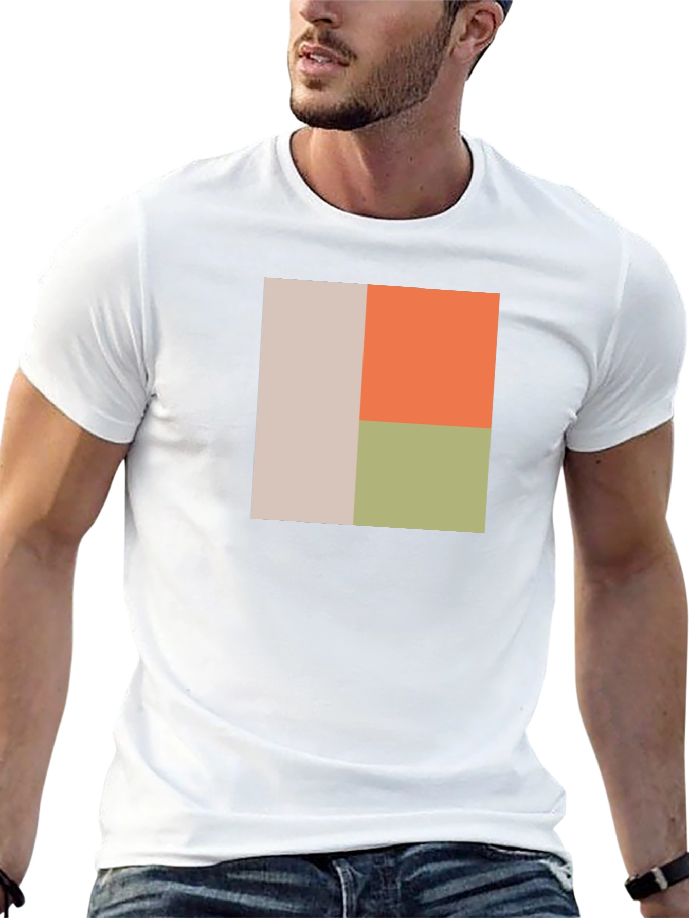 Modern Art Black T-Shirt