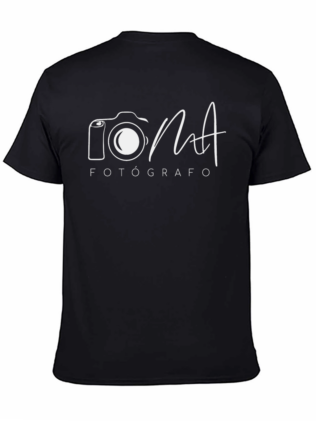 Fotografo Graphic Tee - Black Camera T-Shirt