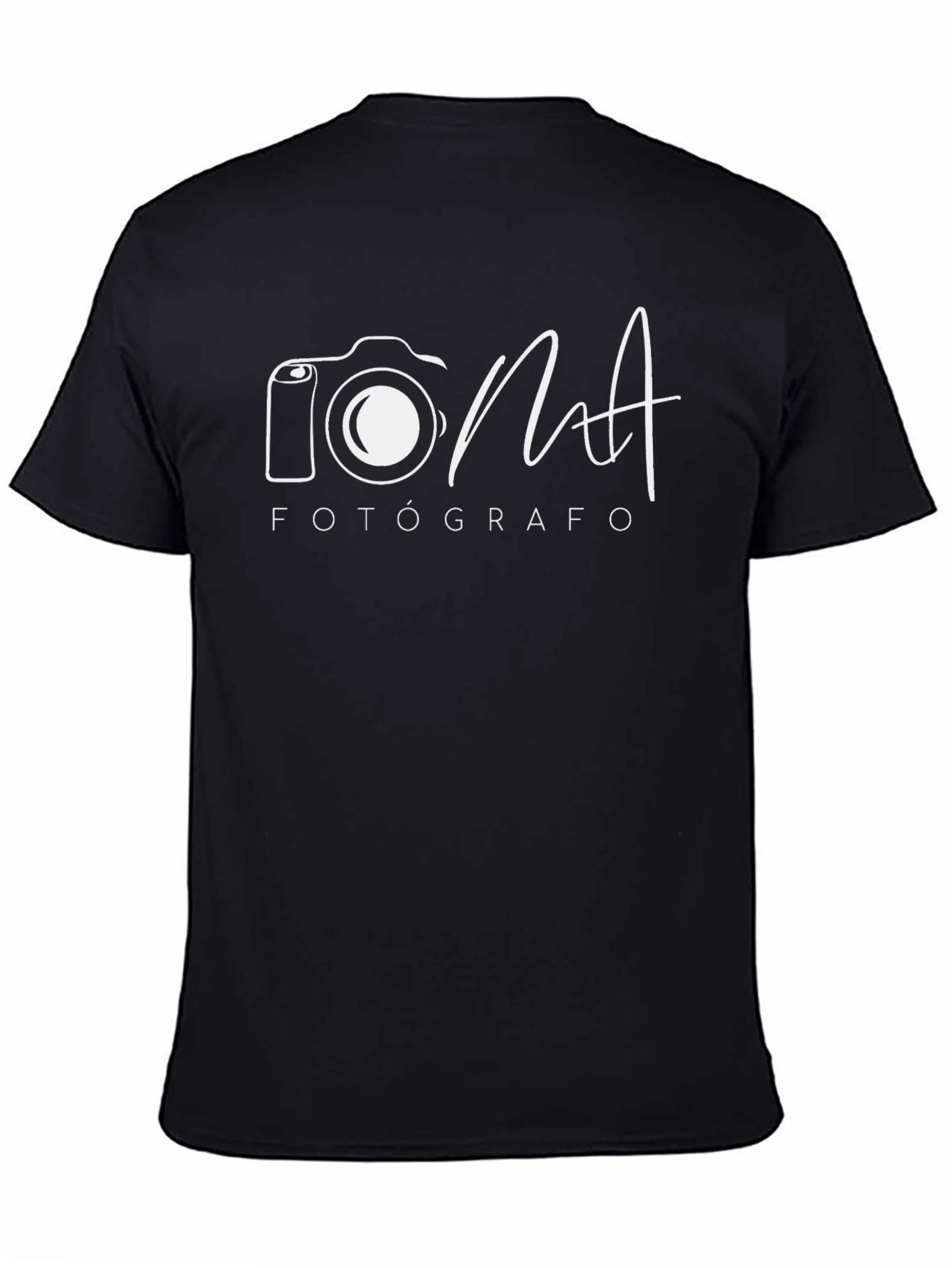 Fotografo Graphic Tee - Black Camera T-Shirt