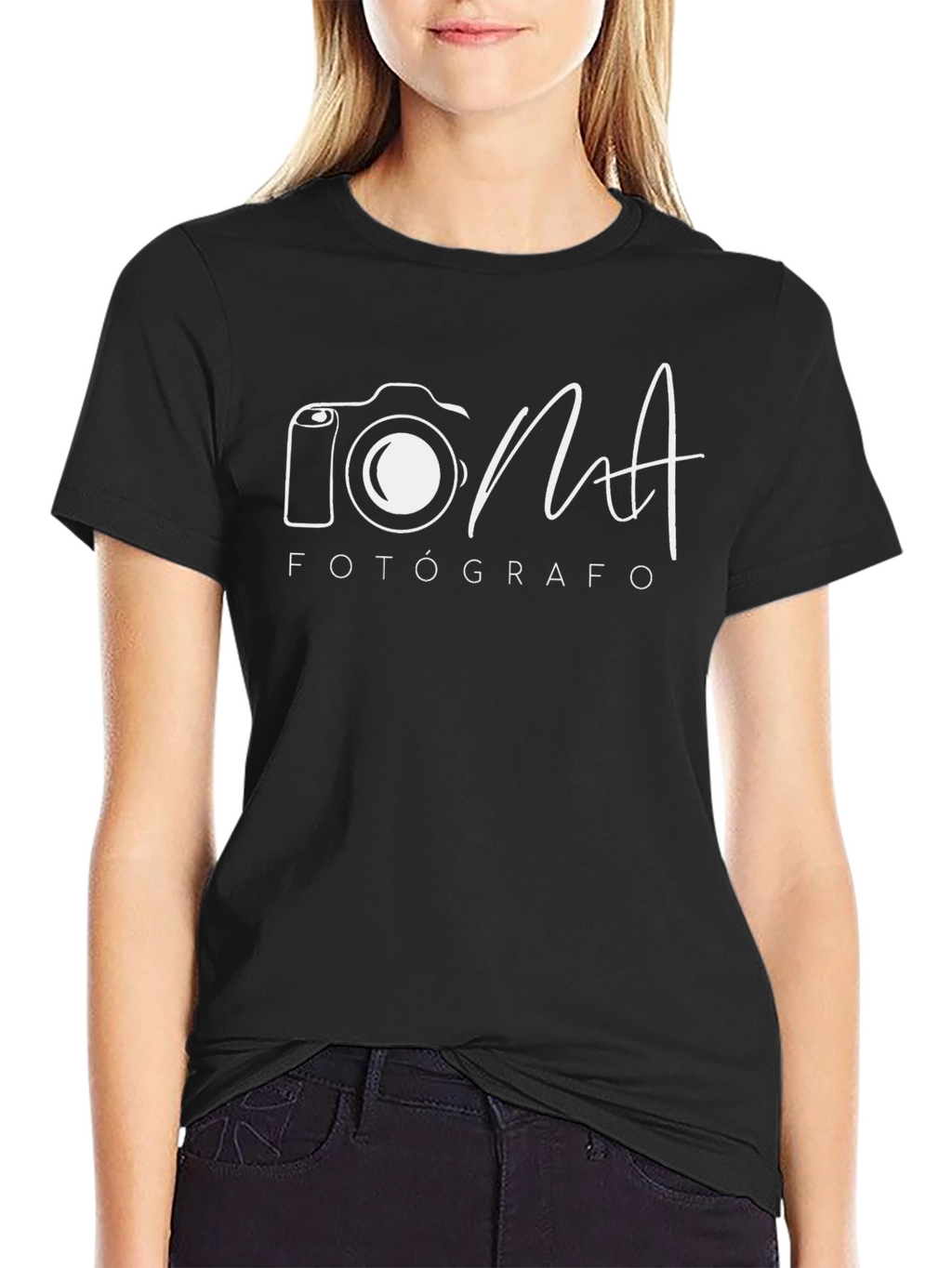 Fotografo Graphic Tee - Black Camera T-Shirt
