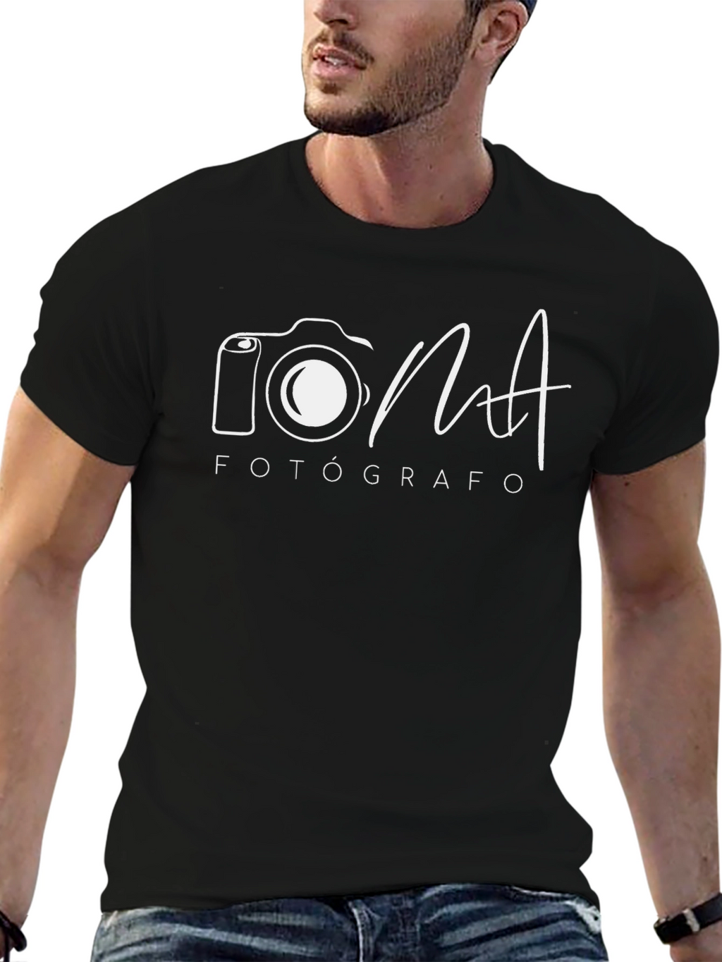 Fotografo Graphic Tee - Black Camera T-Shirt